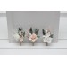 Wedding Boutonnieres & Wrist Corsage in White & Blush Pink | Faux Flower Accessories