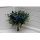 Teal bouquet =75.00 USD