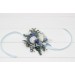 Wedding Boutonnieres & Wrist Corsage in Dusty Blue & White | Faux Flower Accessories