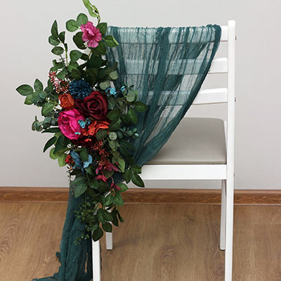 Aisle and chair flowers Aisle and chair flowers