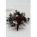 Burgundy, Black, Gold, and Ivory Wedding Bouquets – Bridal and Cascading Faux Bouquets