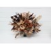 Wedding Bouquets in Cinnamon, Terracotta & Beige | Faux Bridal & Bridesmaid Bouquets