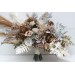 Wedding Bouquets in Beige, Brown, Gray, White & Off-White | Faux Bridal & Bridesmaid Bouquets
