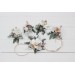Wedding Boutonnieres & Wrist Corsage in White & Beige | Faux Flower Accessories