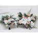 Wedding Bouquets in White & Beige | Faux Bridal & Bridesmaid Bouquets