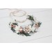 White beige flower crown. Hair wreath. Flower girl crown. Wedding flowers. 5119-0023