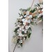 Pampas Grass & Orchid Flower Arch Arrangement | Boho & Beach Wedding Floral Archway