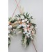 Pampas Grass & Orchid Flower Arch Arrangement | Boho & Beach Wedding Floral Archway