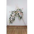 Pampas Grass & Orchid Flower Arch Arrangement | Boho & Beach Wedding Floral Archway