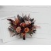 Wedding Bouquets in Burgundy & Terracotta | Faux Bridal & Bridesmaid Bouquets