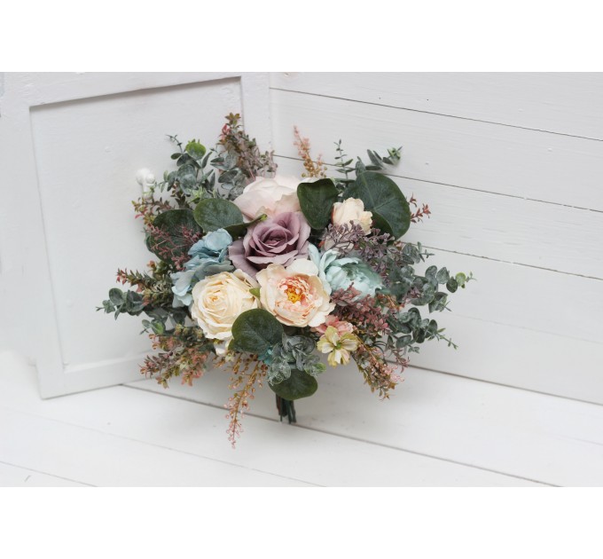 Colorful Wedding Bouquets | Faux Bridal & Bridesmaid Flower Arrangements