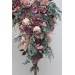 Mauve & Blush Pink Flower Arch Arrangement | Faux Floral Archway for Wedding
