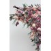 Mauve & Blush Pink Flower Arch Arrangement | Faux Floral Archway for Wedding