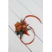 Wedding Boutonnieres & Wrist Corsage in Rust, Terracotta & Burnt Orange | Faux Flower Accessories