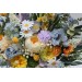 Yellow, Ivory, Dusty Blue & Lavender Bridal and Bridesmaid Bouquets