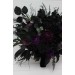 Black, Green & Purple Gothic Moody Bridal and Bridesmaid Bouquets