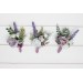 Lavender, White & Lilac Wedding Boutonnieres