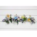 Yellow, Ivory, Dusty Blue & Lavender Wildflower Boutonnieres