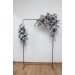  Flower arch arrangement in dusty blue beige colors.  Arbor flowers. Floral archway. Faux flowers for wedding arch. 0506