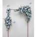  Flower arch arrangement in dusty blue white colors.  Arbor flowers. Floral archway. Faux flowers for wedding arch. 0508