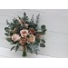 Wedding bouquets in beige brown colors. Bridal bouquet. Faux bouquet. Bridesmaid bouquet. 0507
