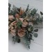 Wedding bouquets in beige brown colors. Bridal bouquet. Faux bouquet. Bridesmaid bouquet. 0507