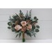Wedding bouquets in beige brown colors. Bridal bouquet. Faux bouquet. Bridesmaid bouquet. 0507