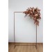 Flower Arch Arrangement in Cinnamon, Terracotta & Ivory | Faux Floral Archway for Wedding