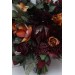 Protea & Calla Lily Bridal Bouquet | Deep Burgundy, Rust & Hunter Green Wedding Flowers