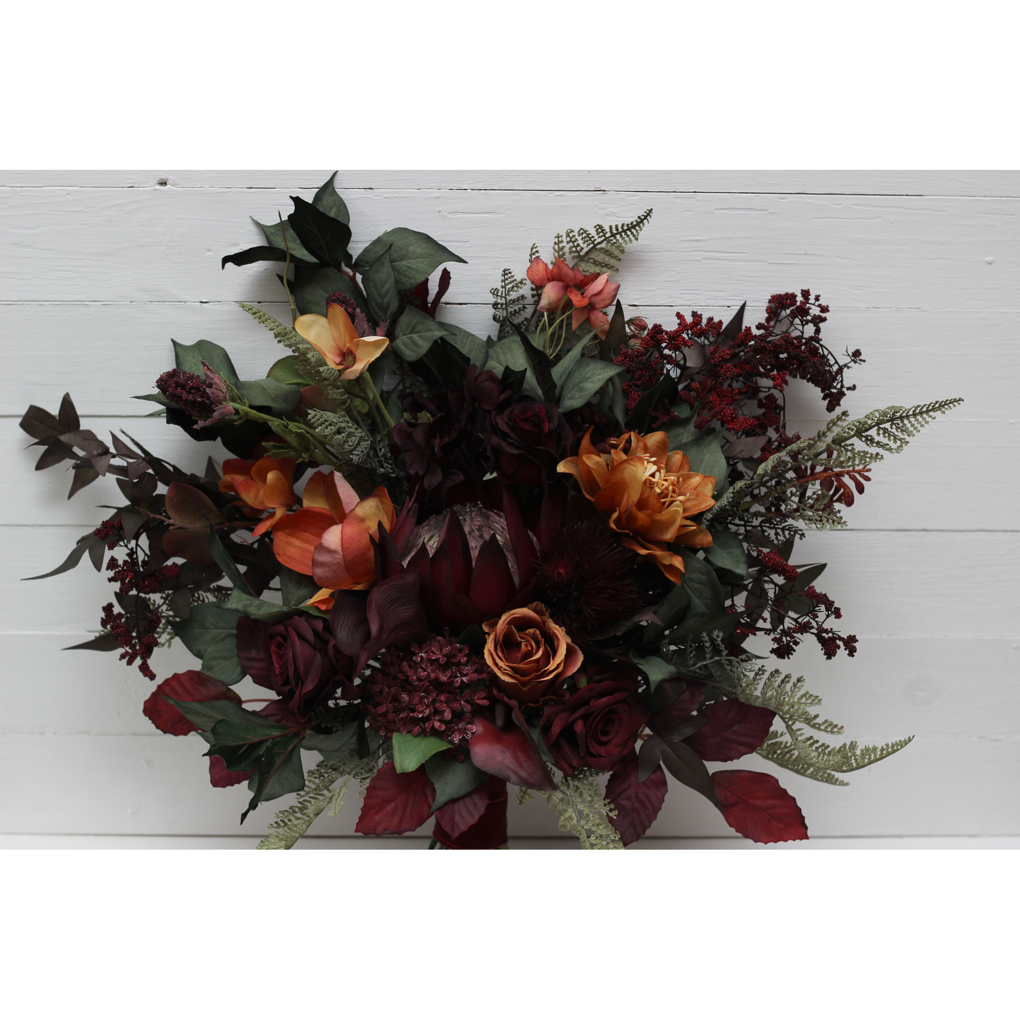 Protea-calla-lilies-bouquet- 