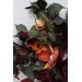 Protea & Calla Lily Bridal Bouquet | Deep Burgundy, Rust & Hunter Green Wedding Flowers
