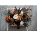 Wedding bouquets in rust burgundy  ivory colors. Bridal bouquet. Faux bouquet. Bridesmaid bouquet. 0007