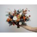 Wedding bouquets in rust burgundy  ivory colors. Bridal bouquet. Faux bouquet. Bridesmaid bouquet. 0007