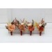 Wedding Boutonnieres & Wrist Corsage in Cinnamon, Terracotta & Ivory | Faux Flower Accessories