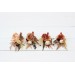 Wedding Boutonnieres & Wrist Corsage in Cinnamon, Terracotta & Ivory | Faux Flower Accessories