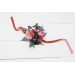 Wedding Boutonnieres & Wrist Corsage in Navy Blue, Dusty Rose & Mauve | Faux Flower Accessories