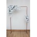  Flower arch arrangement in dusty blue white colors.  Arbor flowers. Floral archway. Faux flowers for wedding arch. 5015