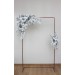  Flower arch arrangement in dusty blue white colors.  Arbor flowers. Floral archway. Faux flowers for wedding arch. 5015