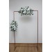  Flower arch arrangement in white color.  Arbor flowers. Floral archway. Faux flowers for wedding arch. 5013