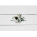 Flower comb in white color scheme. Wedding accessories for hair. Bridal flower comb. Bridesmaid floral comb. 5013