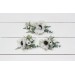Flower comb in white color scheme. Wedding accessories for hair. Bridal flower comb. Bridesmaid floral comb. 5013