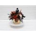Halloween centerpiece. Table decor. Wedding flowers in box. 5014-1