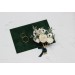  Set of 5  hair pins in  white color scheme. Hair accessories. Flower accessories for wedding.  5013