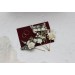 Set of 6 hair pins in white color scheme. Hair accessories. Flower accessories for wedding. 5013-p-1