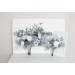 Wedding bouquets in dusty blue white colors. Bridal bouquet. Faux bouquet. Bridesmaid bouquet. 5015