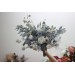 Wedding bouquets in dusty blue white colors. Bridal bouquet. Faux bouquet. Bridesmaid bouquet. 5015