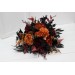 Wedding bouquets in burgundy black rust gold colors. Bridal bouquet. Faux bouquet. Bridesmaid bouquet. 5014-1