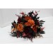 Burgundy, Black, Rust, and Gold Wedding Bouquets – Elegant Faux Bridal Bouquets