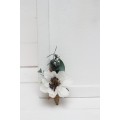  Wedding boutonnieres and wrist corsage  in white color scheme. Flower accessories. 5013