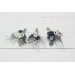  Wedding boutonnieres   in white and blue color scheme. Flower accessories. 5013-b-1